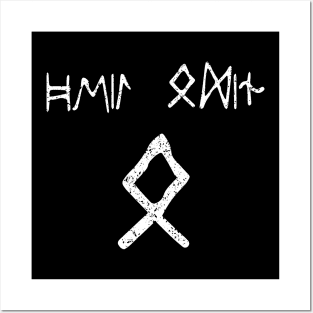 Heil Odin Rune Posters and Art